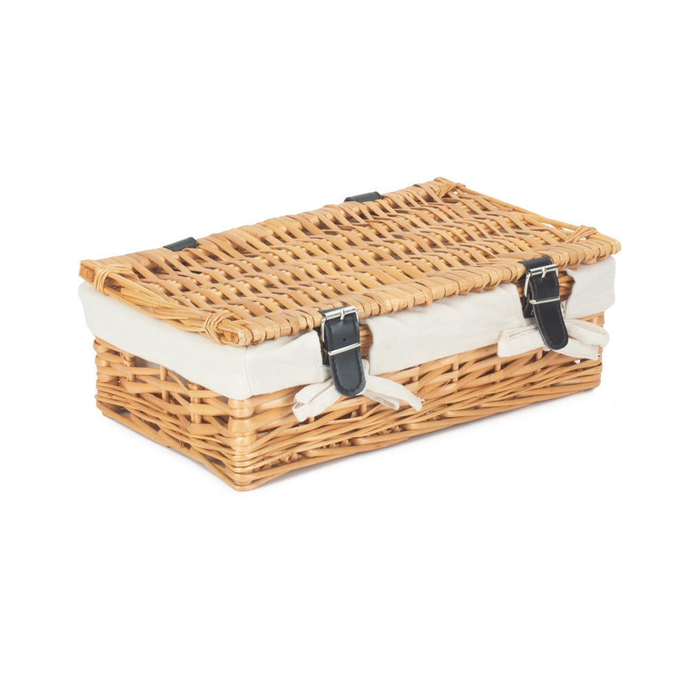 Red Hamper Small Wicker Packaging Basket