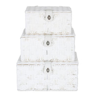 Twisted White Paper Rope Storage Basket