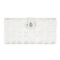 Red Hamper Twisted White Paper Rope Storage Basket