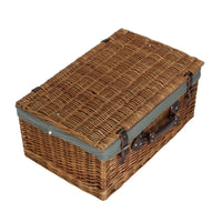 Red Hamper 56cm Double Steamed Picnic Wicker Basket