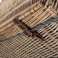 Red Hamper 72cm Antique Wash Rope Handled Trunk Picnic Basket
