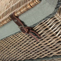 Red Hamper 72cm Antique Wash Rope Handled Trunk Picnic Basket