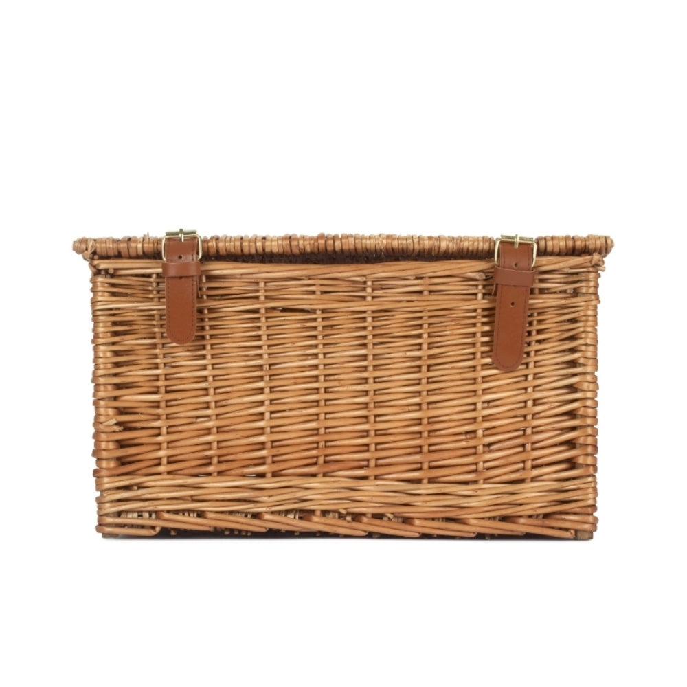 Red Hamper Light Steamed Windsor Wicker Picnic Basket
