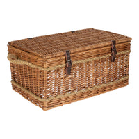 The Willow Basket Rope Handled Ravenstor 6 Person Fitted Picnic Basket