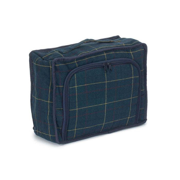 Red Hamper Blue Tweed Insulated Cooler Picnic Bag