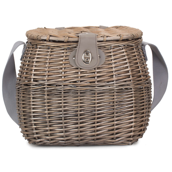Red Hamper Antique Wash Fishing Creel