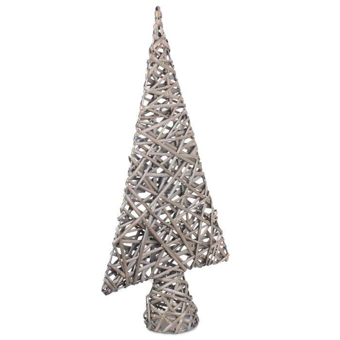 Red Hamper Antique Wash Table Top Xmas Tree