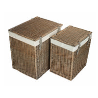 Red Hamper Boutique Antique Wash Storage Laundry Basket With Lining