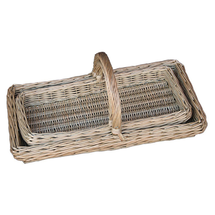 Red Hamper Set of 2 Lincolnshire Garden Trugs