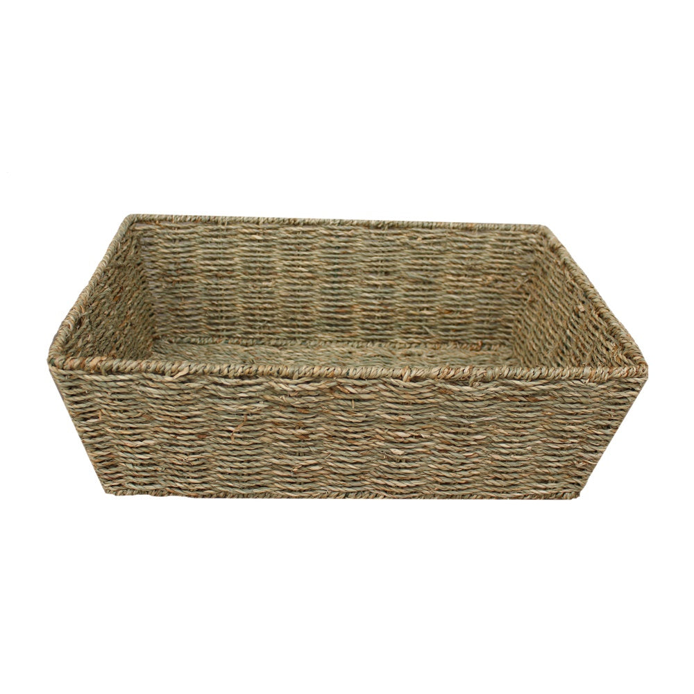 Red Hamper Tapered Edge Seagrass Tray