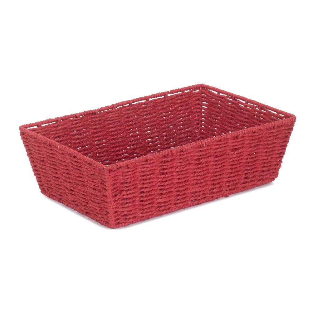 Red Hamper Red Paper Rope Display Tray
