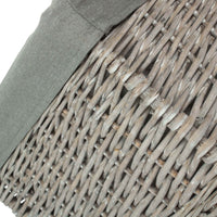Jumbo Grey Wash Storage Basket