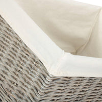 Jumbo Grey Wash Storage Basket