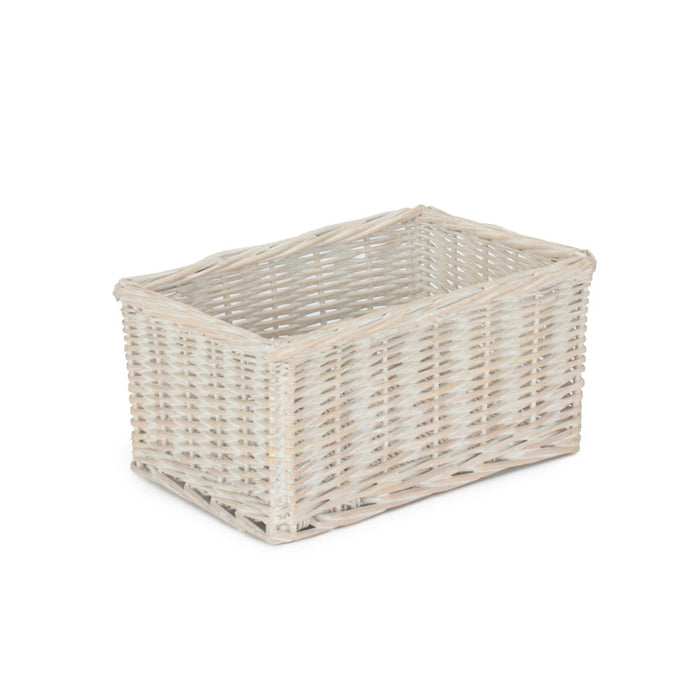 The Willow Basket White Wash Willow Trays