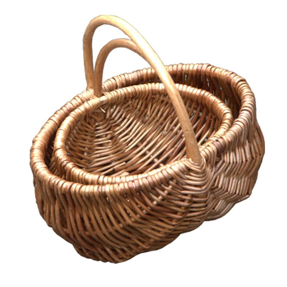 Red Hamper Set of 2 Confectionery Shopping Baskets
