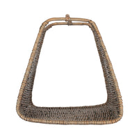 Antique Wash Willow Log Basket Cradle