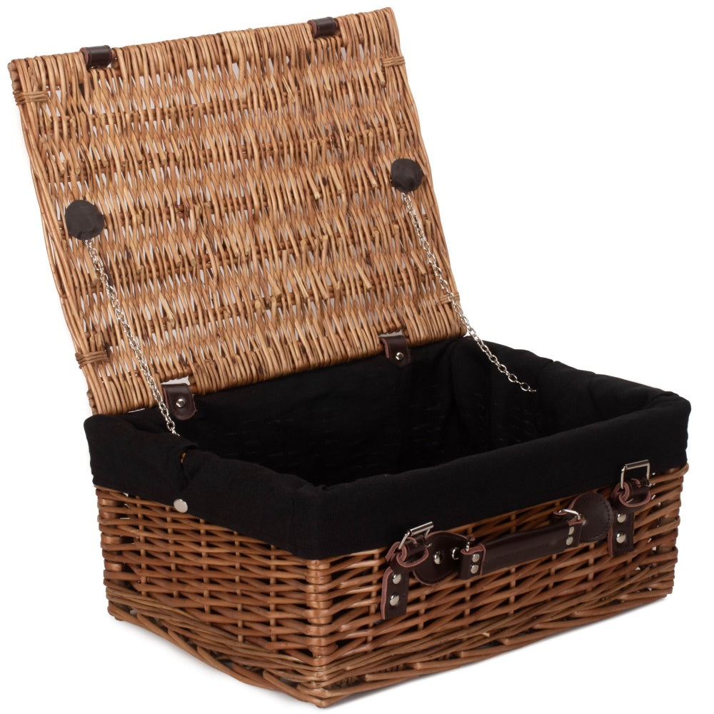 Red Hamper Double Steamed 40cm Picnic Basket