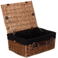 Red Hamper Double Steamed 40cm Picnic Basket