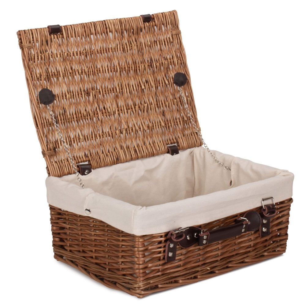 Red Hamper Double Steamed 40cm Picnic Basket
