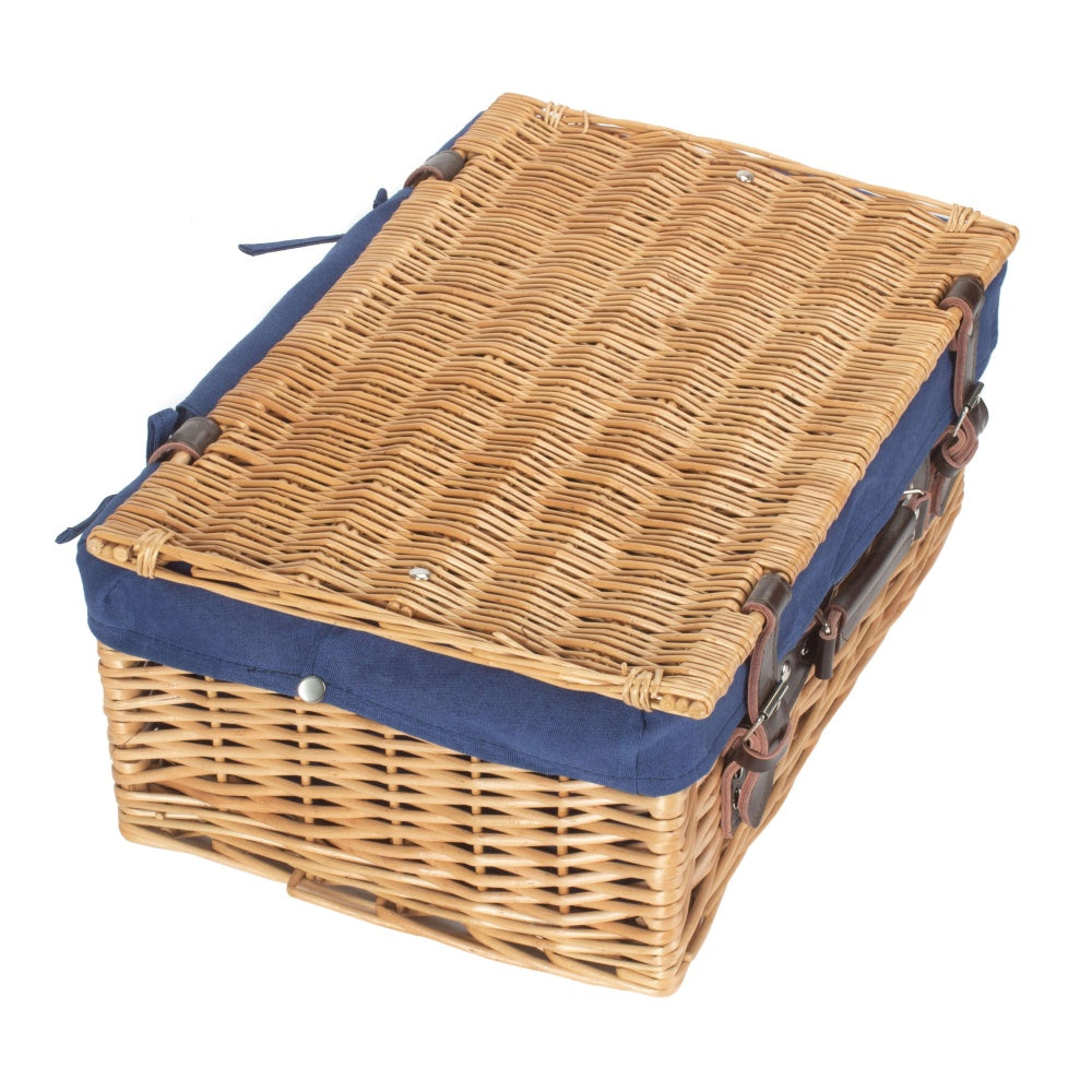 Red Hamper Buff 45cm Picnic Basket
