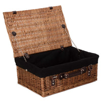 Red Hamper 46cm Double Steamed Picnic Basket
