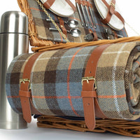 Red Hamper Deluxe 4 Person Ravenstor Fitted Wicker Picnic Basket