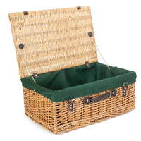 55cm Buff Empty Picnic Basket