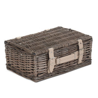 The Willow Basket 35cm Antique Wash Split Willow Wicker Basket