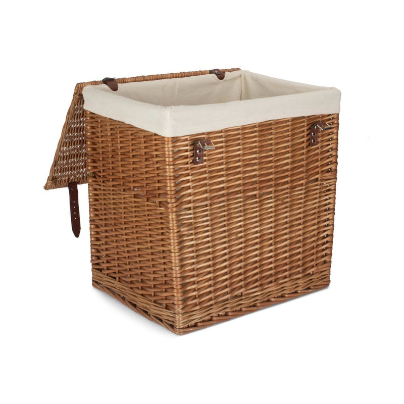 Boutique Double Steamed Wash Storage Laundry Basket With Lining