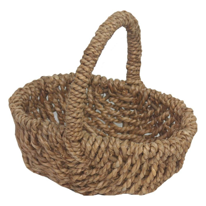 The Willow Basket Shopping Basket Small Rush Shopper