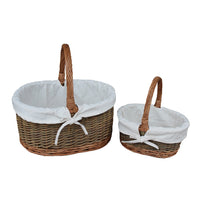 Childs Country Oval Wicker Shopping Basket