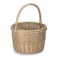 Wicker Round Orchard Shopping Basket