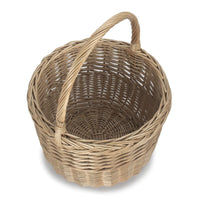 Wicker Round Orchard Shopping Basket