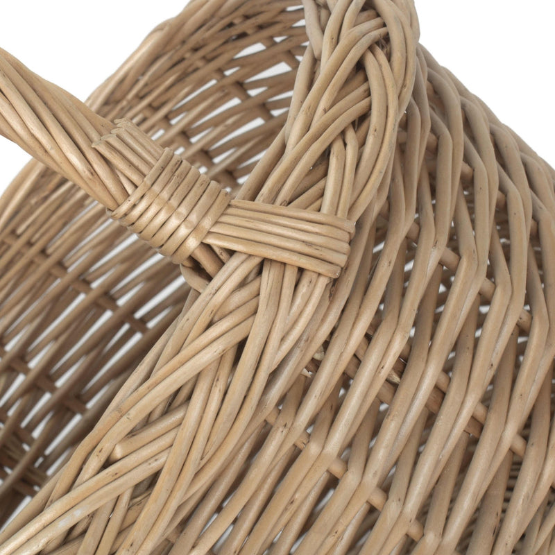 Wicker Round Orchard Shopping Basket