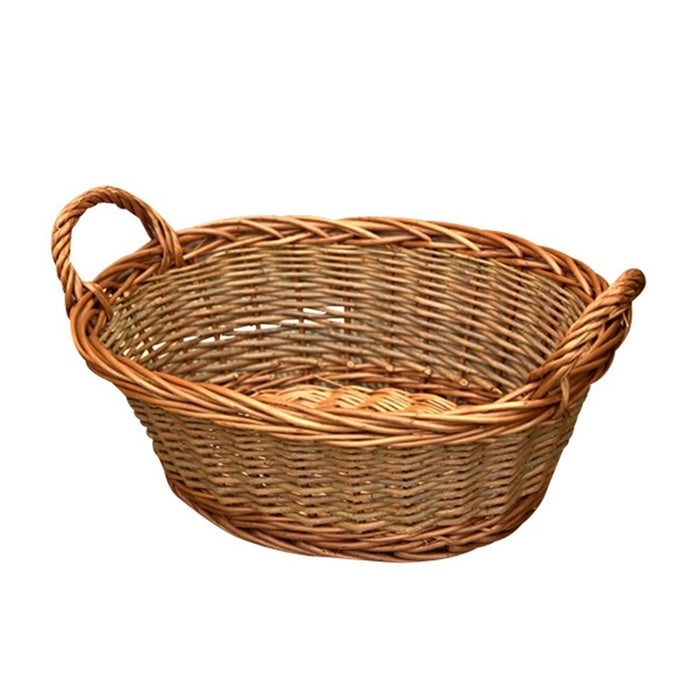 The Willow Basket Eton Oval Wicker Tray