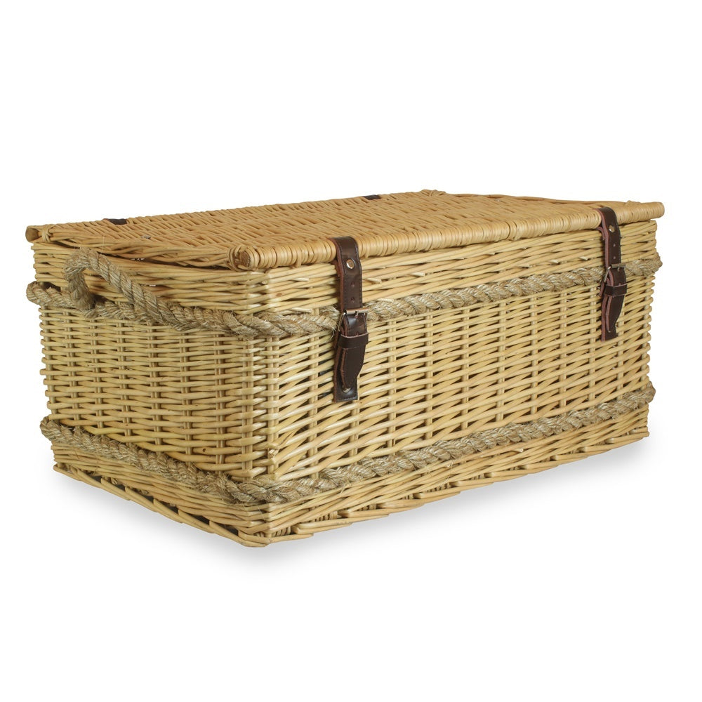 The Willow Basket 62cm Roped Handled Picnic Basket