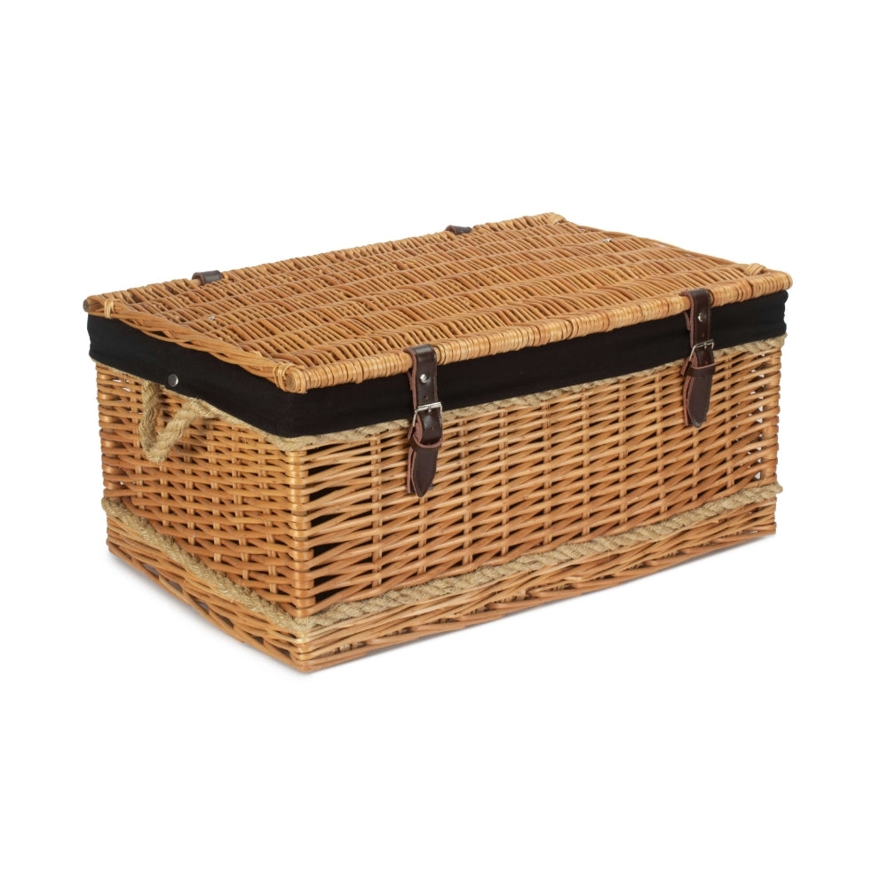 The Willow Basket 62cm Roped Handled Picnic Basket