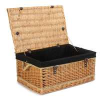 The Willow Basket 62cm Roped Handled Picnic Basket