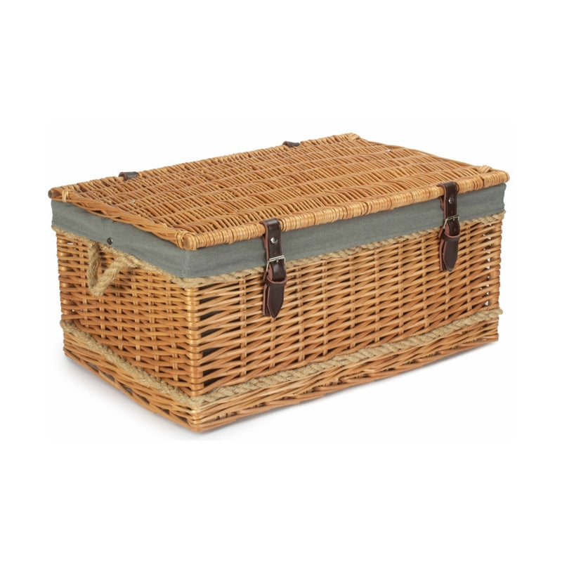 The Willow Basket 62cm Roped Handled Picnic Basket