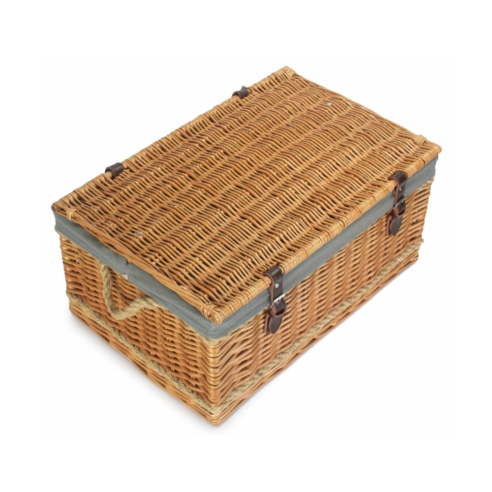 62cm Roped Handled Picnic Basket