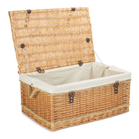 The Willow Basket 62cm Roped Handled Picnic Basket