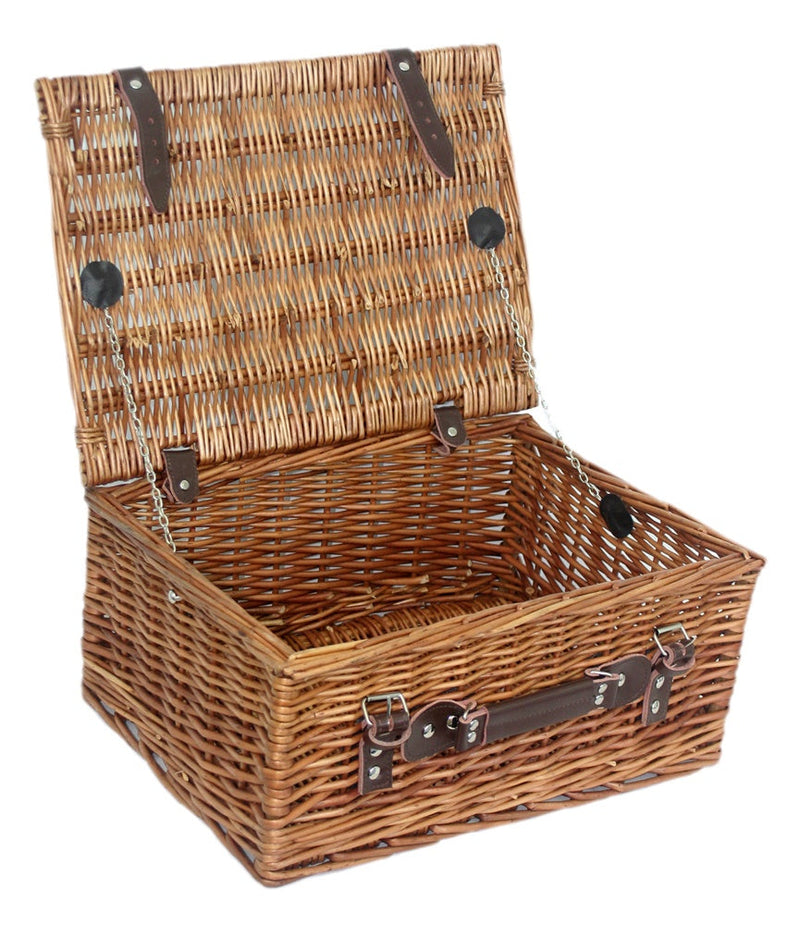The Willow Basket Double Steamed 40cm Picnic Basket