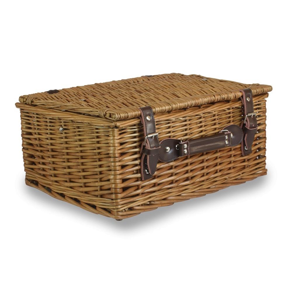 The Willow Basket Double Steamed Wicker Picnic Basket