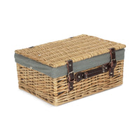 The Willow Basket Wicker Buff Picnic Basket
