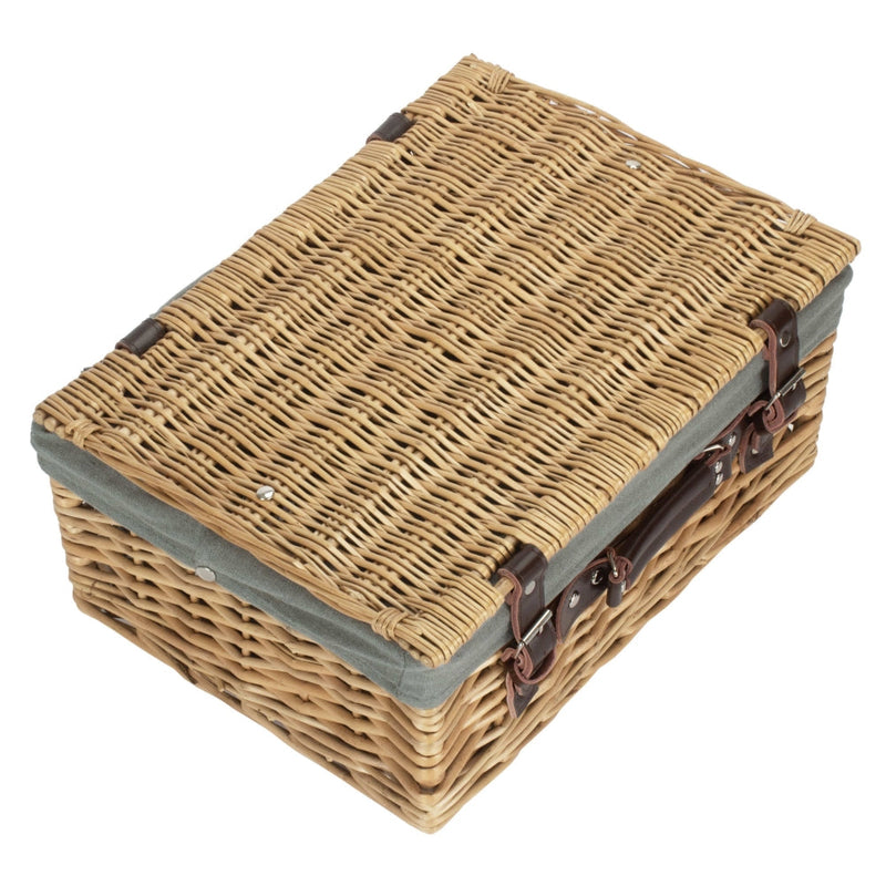 The Willow Basket Wicker Buff Picnic Basket