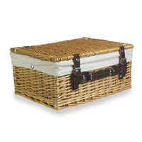 The Willow Basket Wicker Buff Picnic Basket