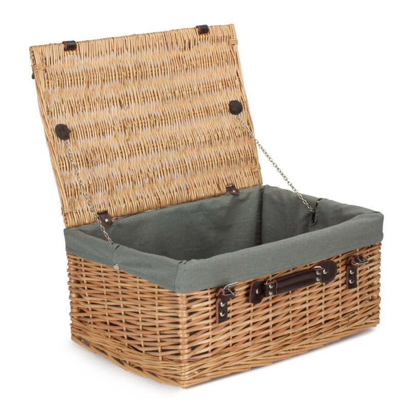 The Willow Basket Buff 51cm Picnic Basket
