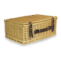 The Willow Basket Buff 45cm Picnic Basket
