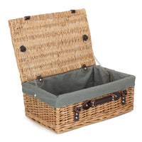 The Willow Basket Buff 45cm Picnic Basket