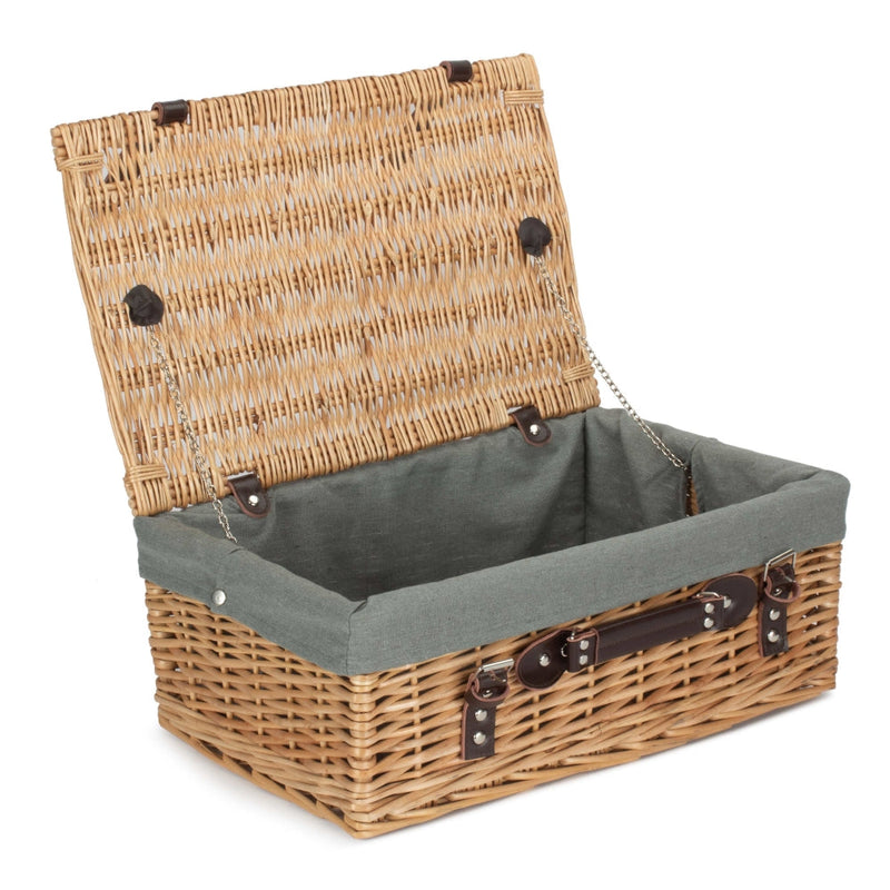 The Willow Basket Buff 45cm Picnic Basket